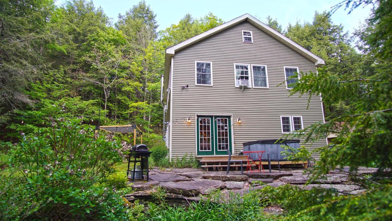 Secluded Streamside Home With Hot Tub Margaretville Luaran gambar