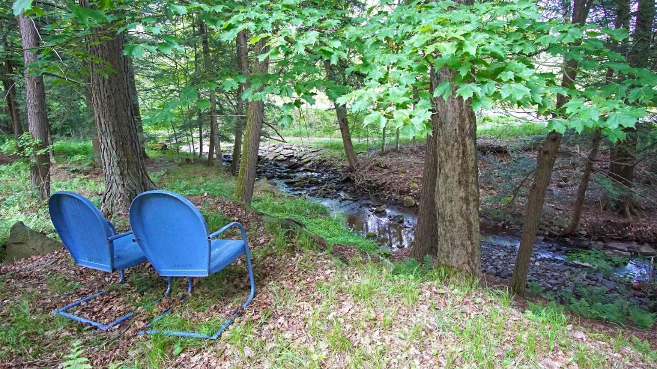 Secluded Streamside Home With Hot Tub Margaretville Luaran gambar